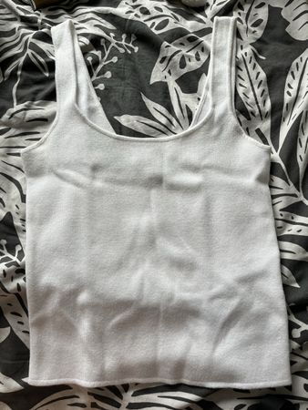 Top « maille » blanc M 🐑